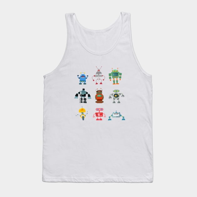 Robots Tank Top by DigiToonsTreasures